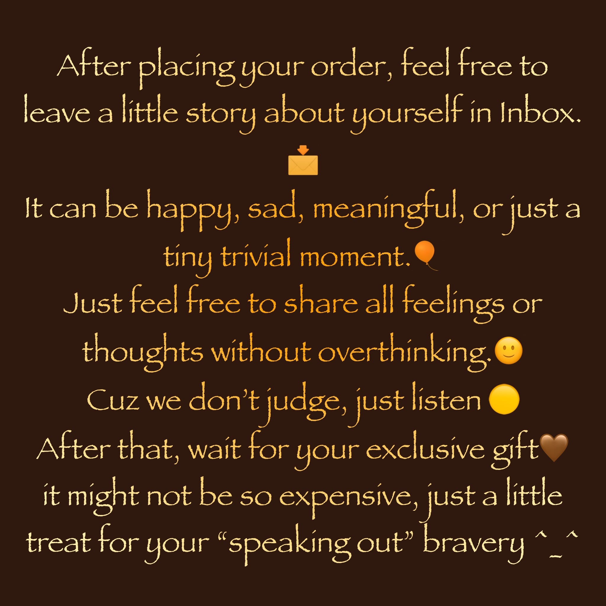Share ur story for a surprise gift :)